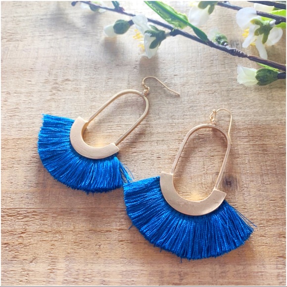 Infinity Raine Jewelry - ✨LAST ONE✨ Teal Fringe Earrings